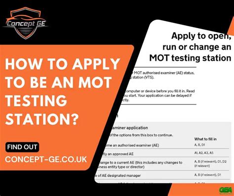 mot tester smart card application form|mot testing station permit application.